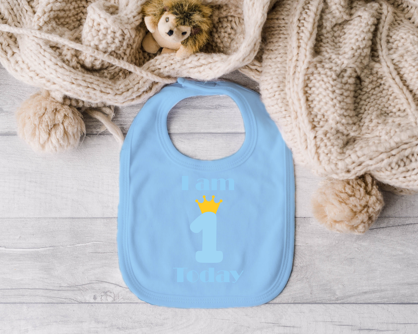 I am 1 Today Bib