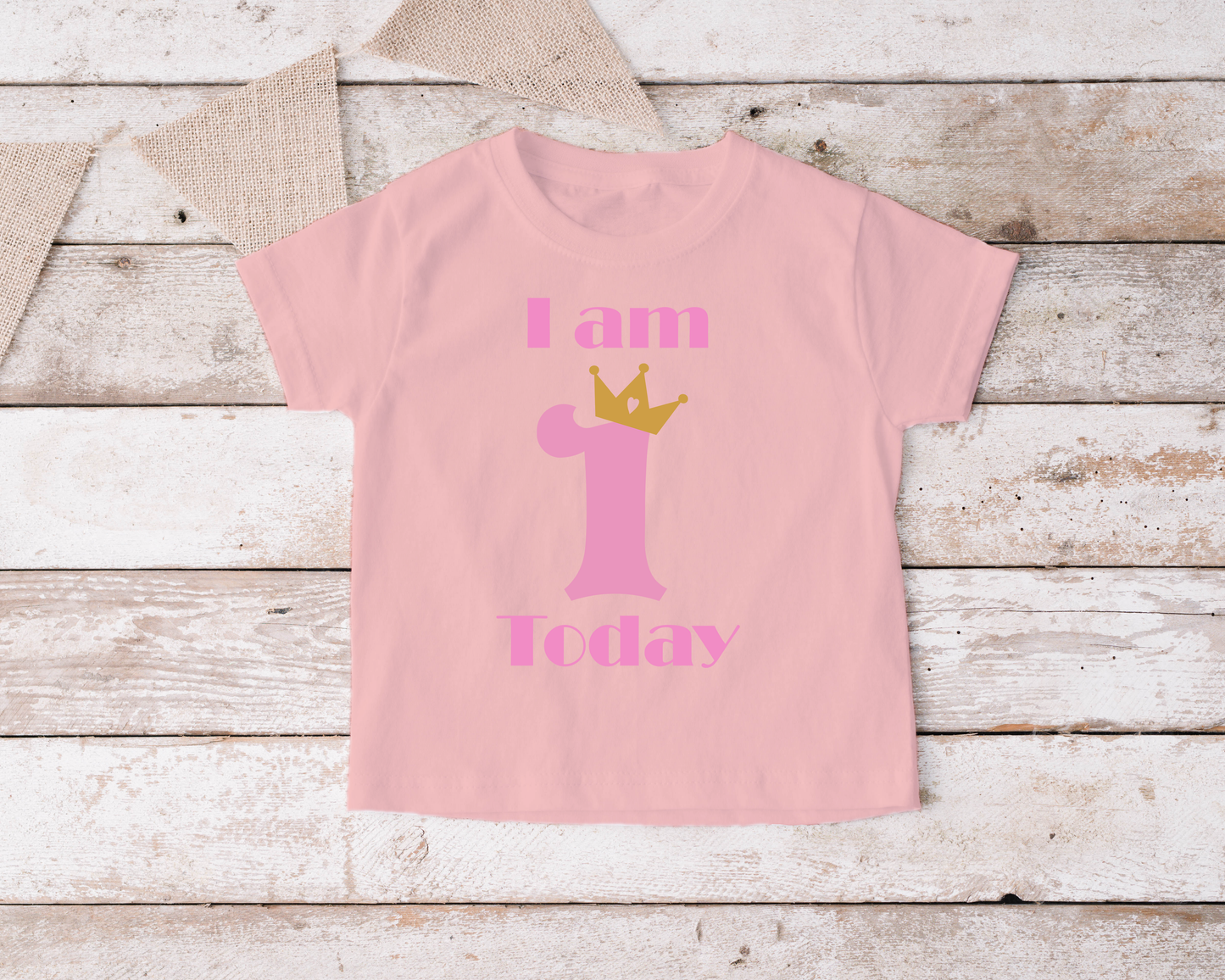 I am 1 Today Girls T Shirt