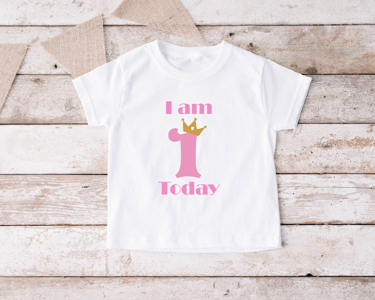 I am 1 Today Girls T Shirt