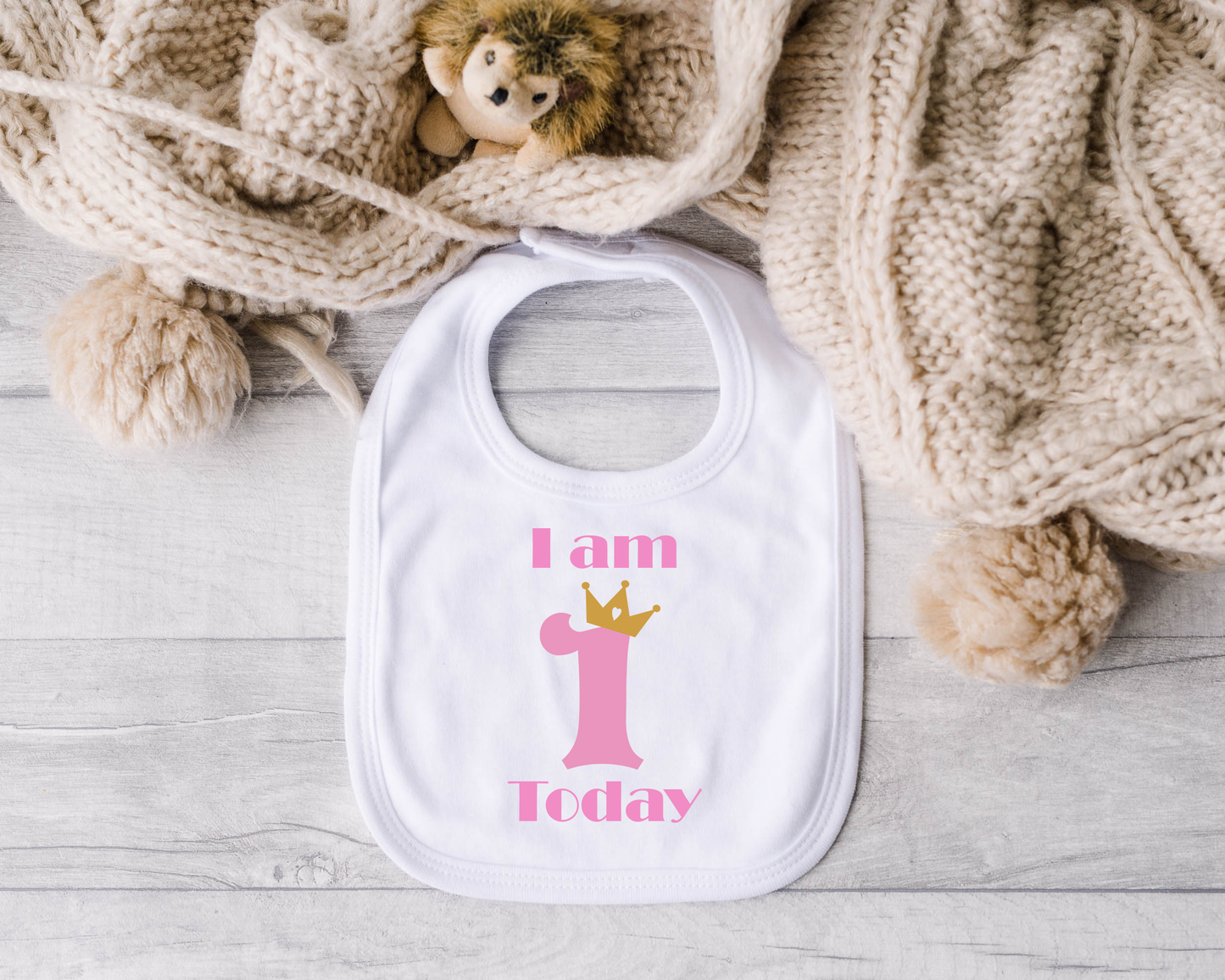 I am 1 Today Bib