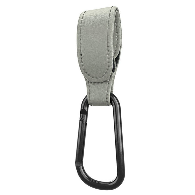 Leather Pram Accessory Hooks, Individual or pack of 2