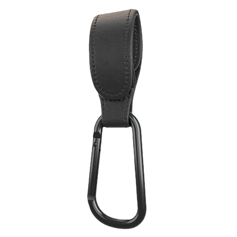 Leather Pram Accessory Hooks, Individual or pack of 2