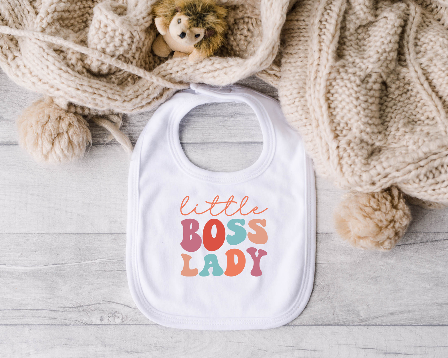 Little Boss Lady Bib