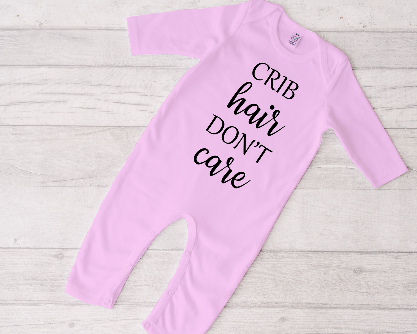 Crib Hair, Don't Care Sleepsuit
