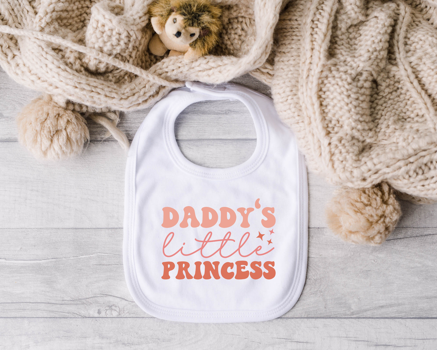 Daddy's Little Princess Bib