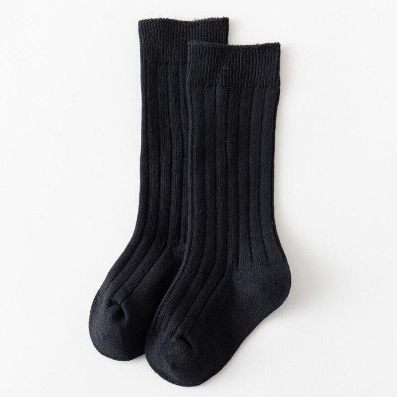 Boys And Girls Cotton Knee High Socks