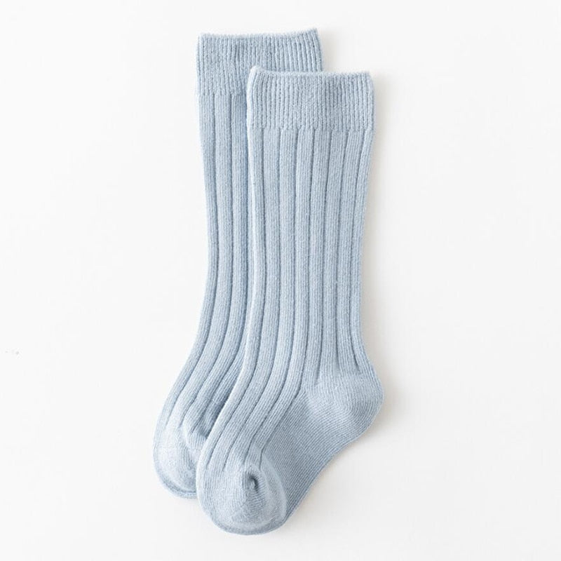 Boys And Girls Cotton Knee High Socks