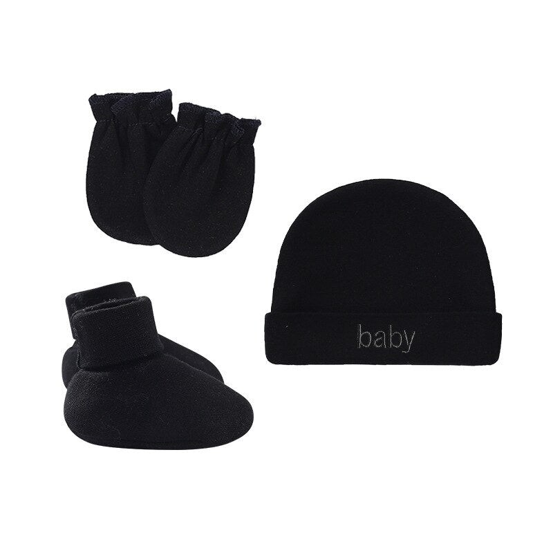 Winter Baby Hat Gloves Socks Set