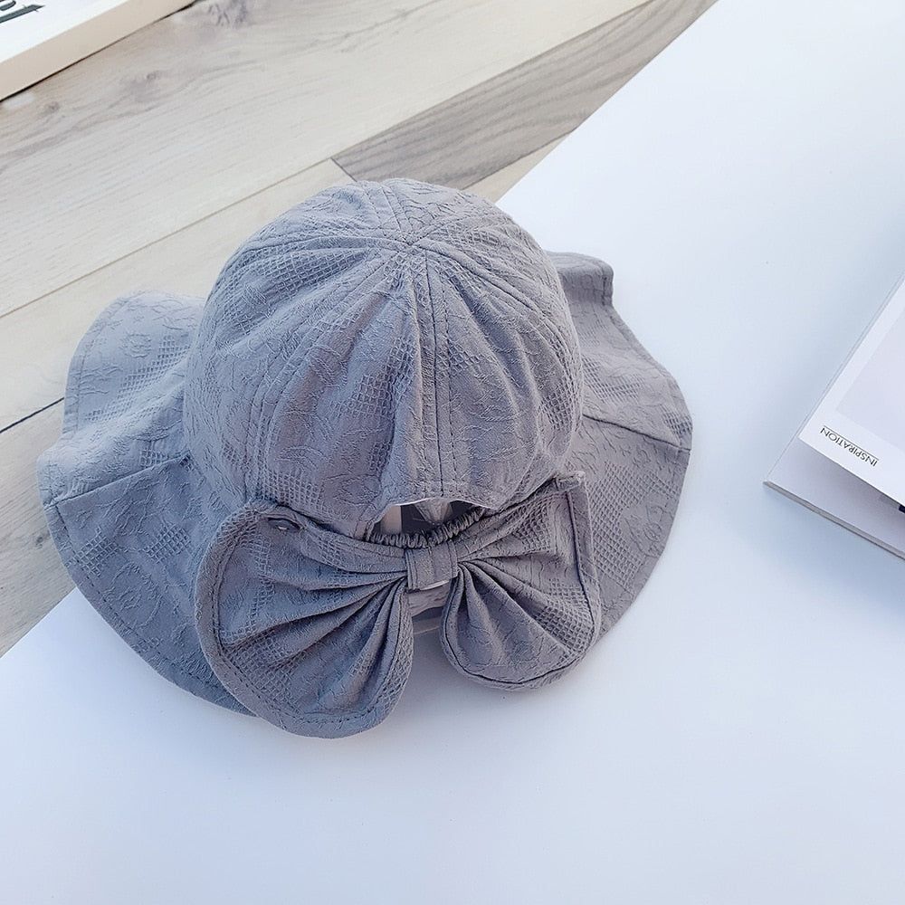 Princess Beach Bucket Hat with Bow