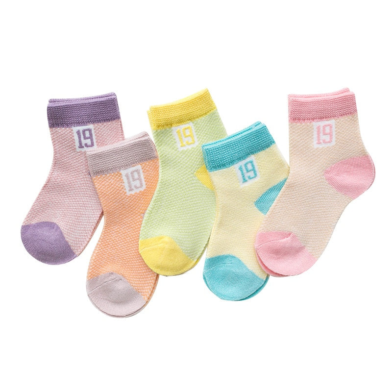 5 Pairs Infant Baby Socks