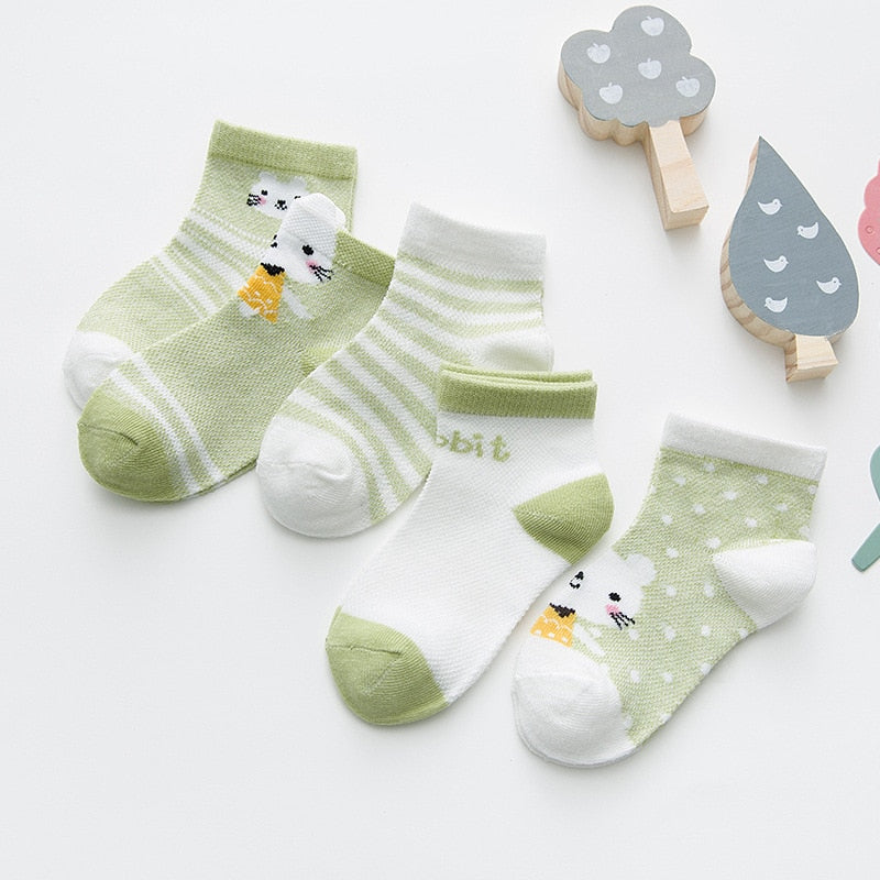 5 Pairs Infant Baby Socks