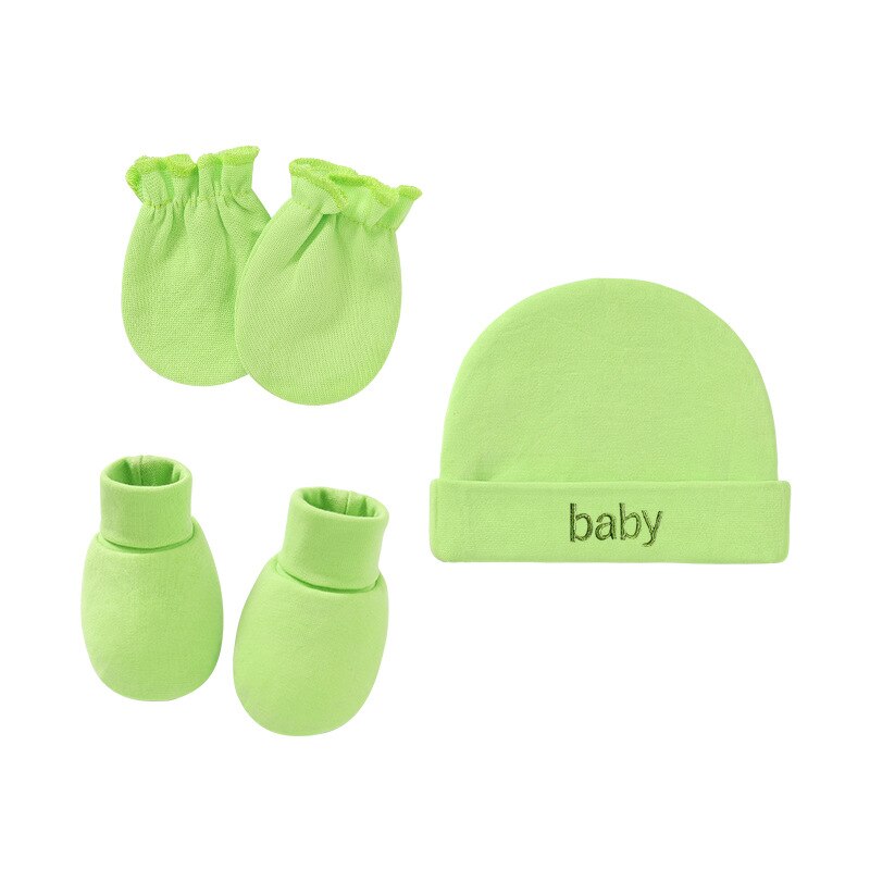 Winter Baby Hat Gloves Socks Set