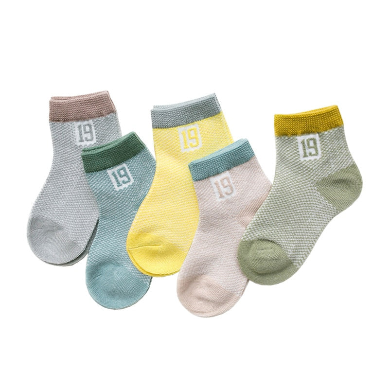 5 Pairs Infant Baby Socks