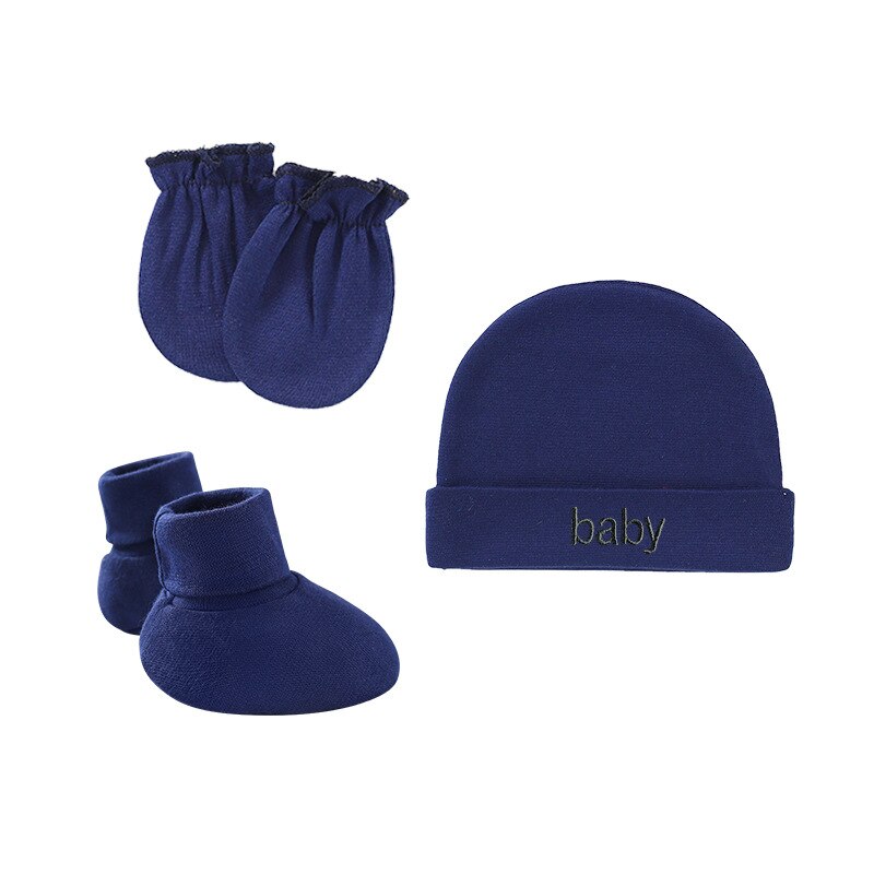 Winter Baby Hat Gloves Socks Set