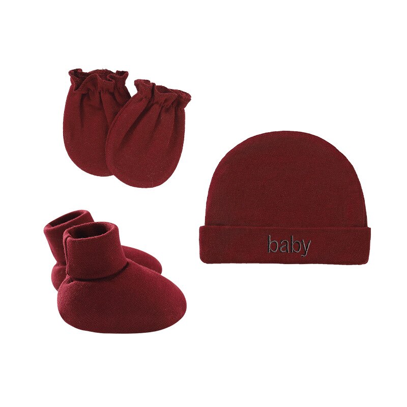Winter Baby Hat Gloves Socks Set