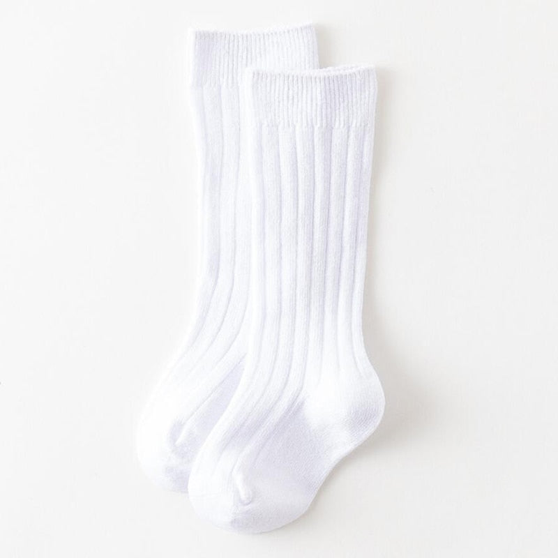 Boys And Girls Cotton Knee High Socks