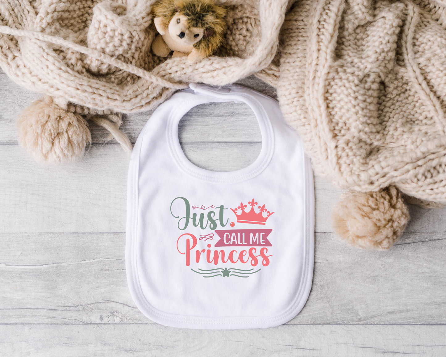 Just Call Me Princess Bib