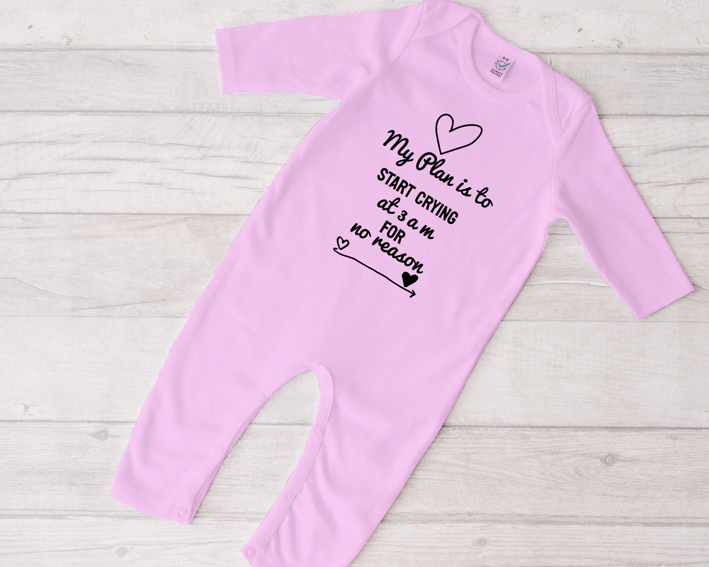 My Plan Is To Start Crying at 3am For No Reason Sleepsuit