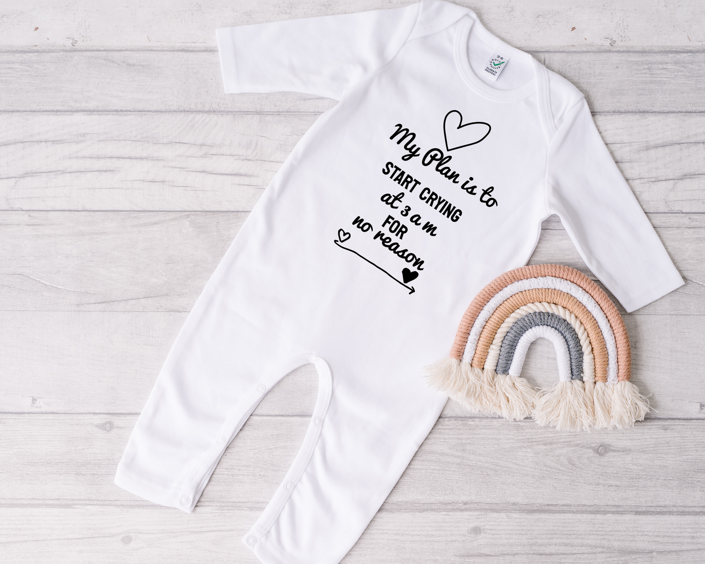 My Plan Is To Start Crying at 3am For No Reason Sleepsuit