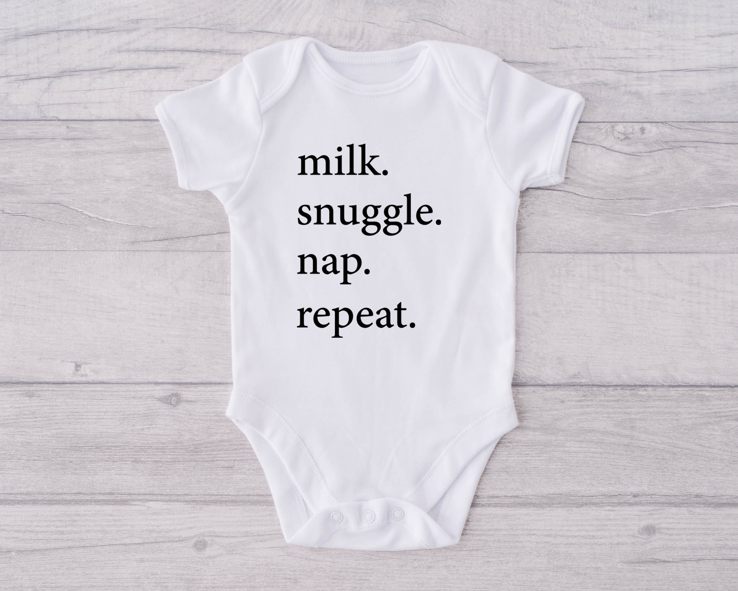 Milk. Snuggle, Nap. Repeat.
