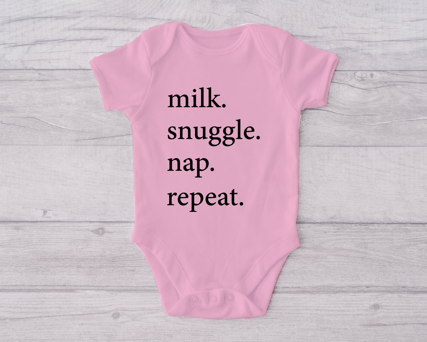 Milk. Snuggle, Nap. Repeat.