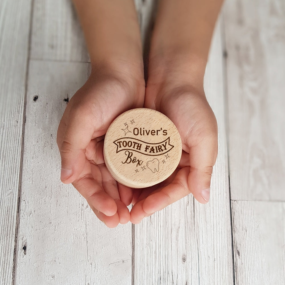 Personalised Tooth Fairy Wooden Box