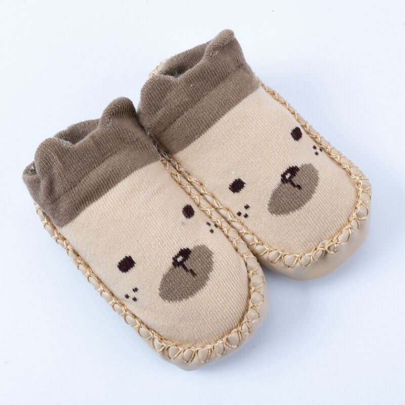 Baby Non Slip Cartoon Socks With Rubber Soles