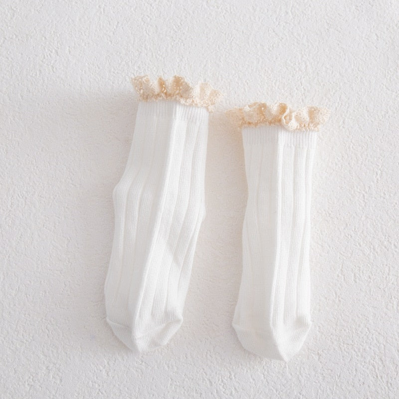 Girls' Lace Ankle Socks