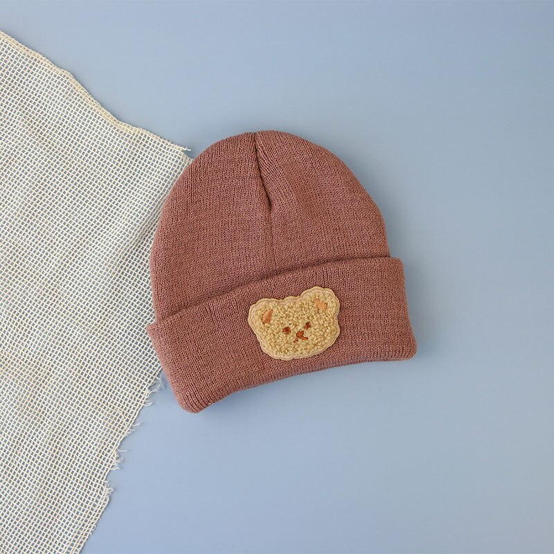 Cute Bear Knitted Newborn Bear Beanie