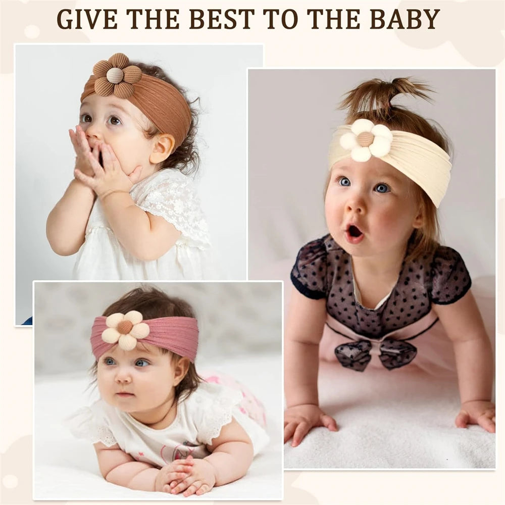 Baby Flower Elastic Headband