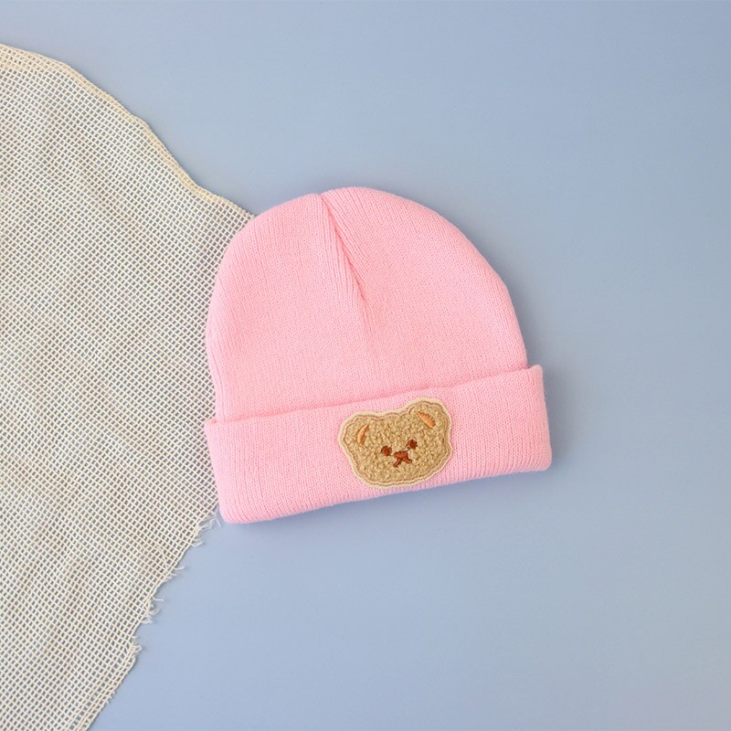 Cute Bear Knitted Newborn Bear Beanie
