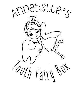 Personalised Tooth Fairy Wooden Box