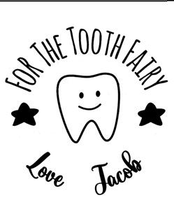 Personalised Tooth Fairy Wooden Box