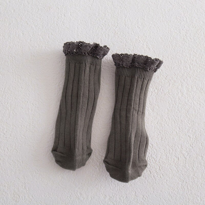 Girls' Lace Ankle Socks