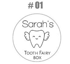 Personalised Tooth Fairy Wooden Box