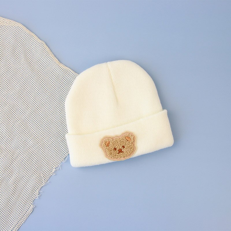Cute Bear Knitted Newborn Bear Beanie