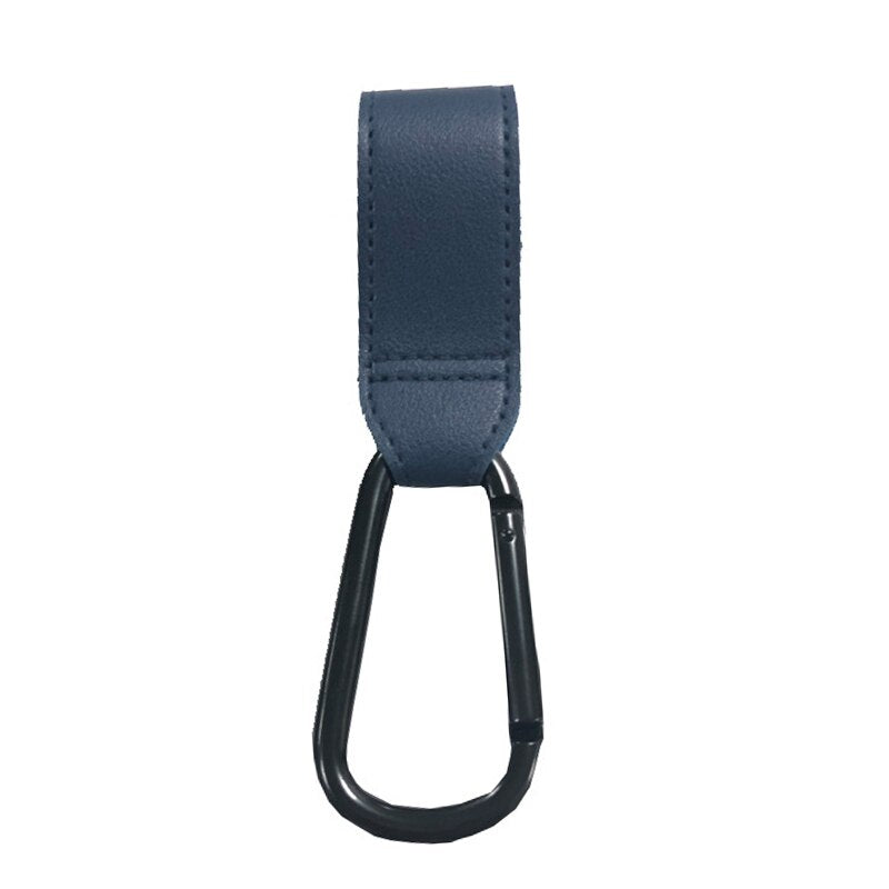 Leather Pram Accessory Hooks, Individual or pack of 2