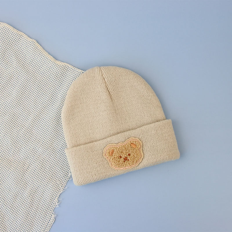 Cute Bear Knitted Newborn Bear Beanie