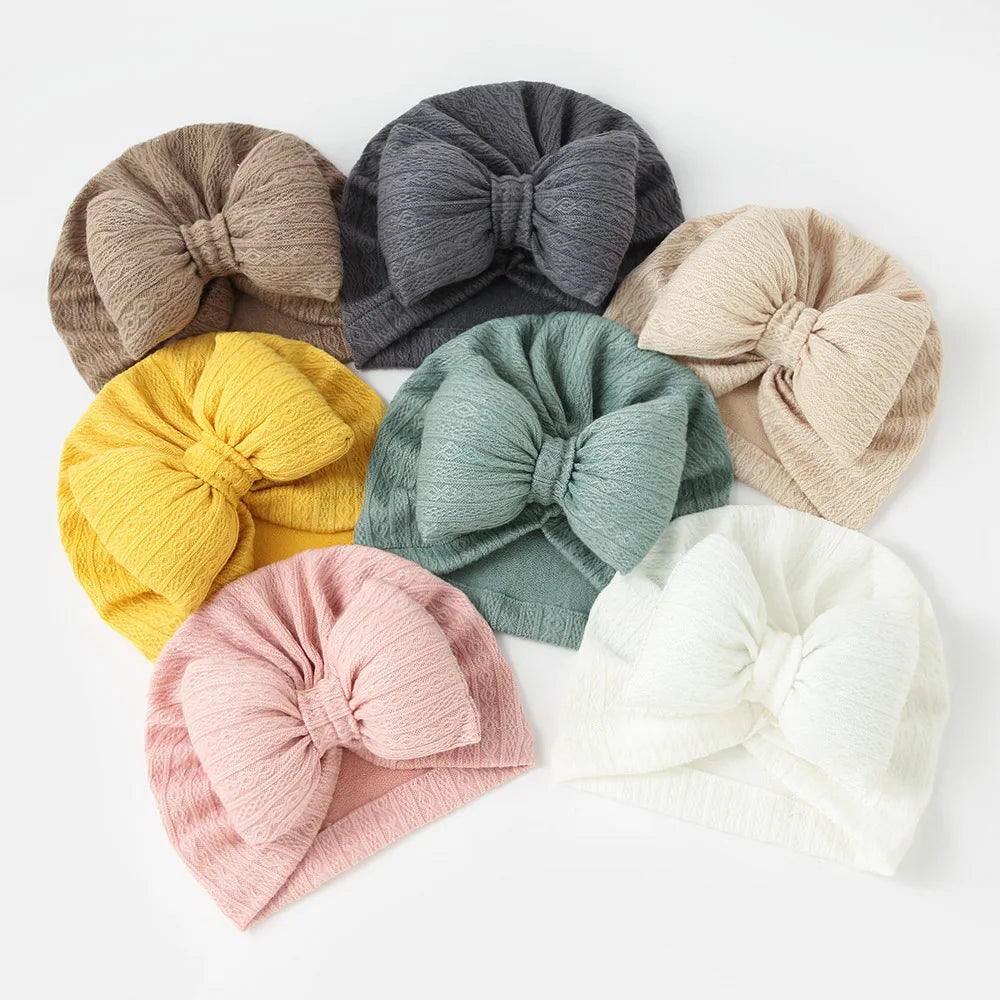 Bowknot Knitted Baby Hat