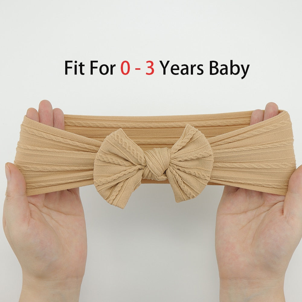 5 Pack Knitted Bow Headbands