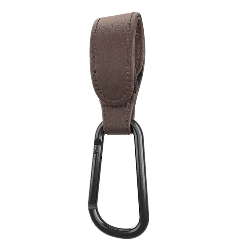 Leather Pram Accessory Hooks, Individual or pack of 2