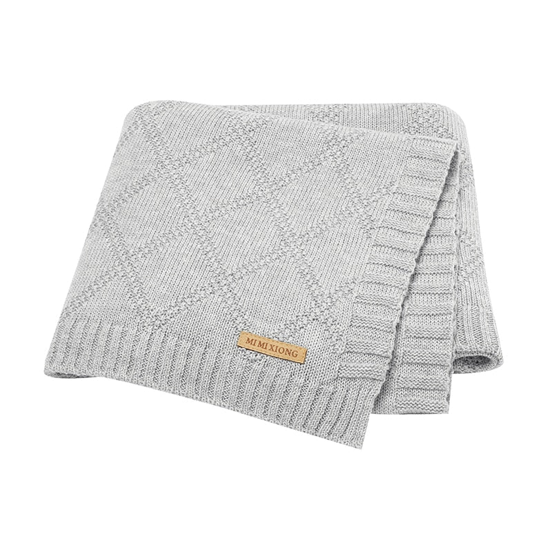 Super Soft knitted Swaddle Blanket