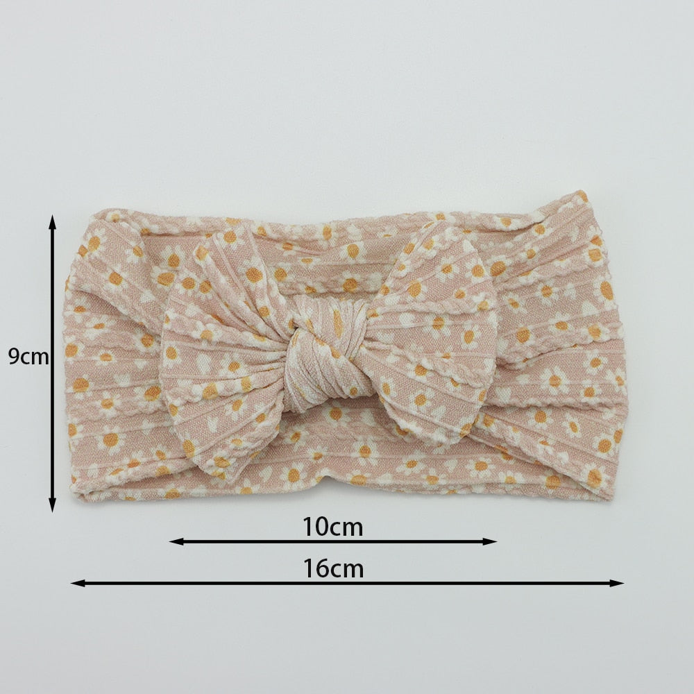 5 Pack Knitted Bow Headbands