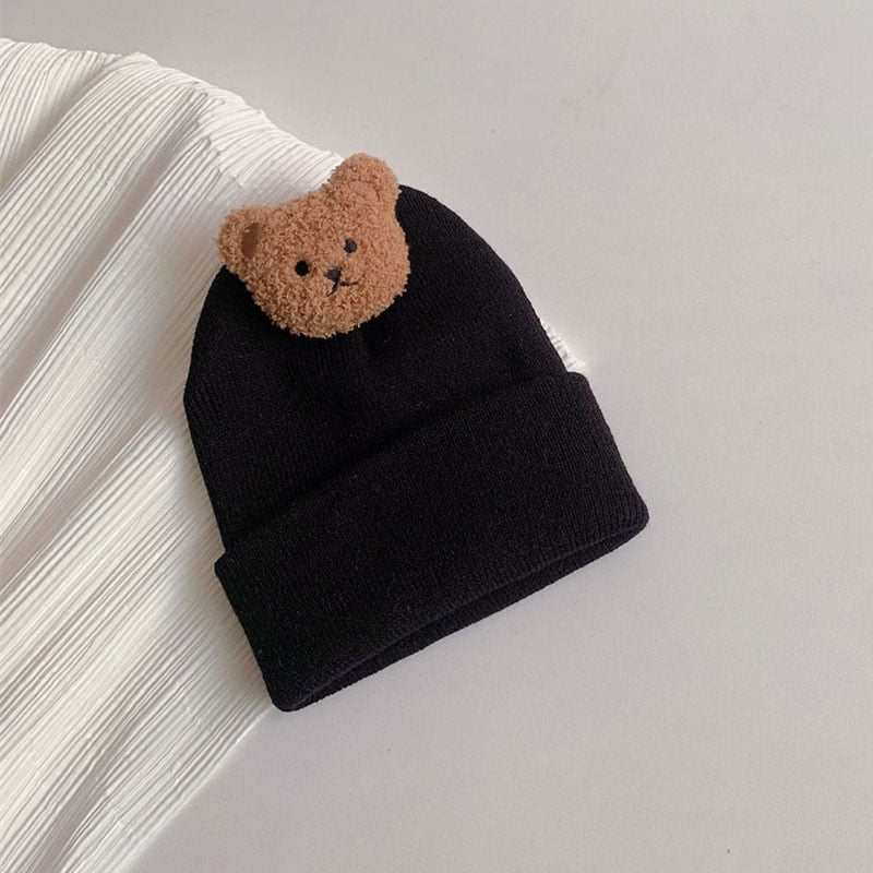 Cute Bear Knitted Newborn Bear Beanie