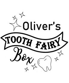Personalised Tooth Fairy Wooden Box