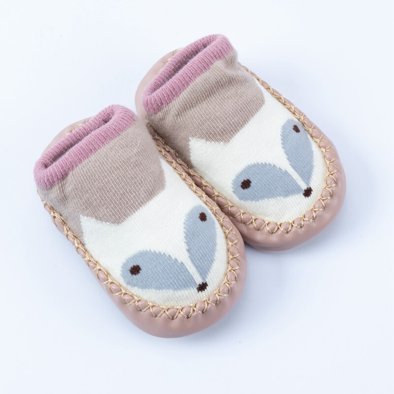 Baby Non Slip Cartoon Socks With Rubber Soles