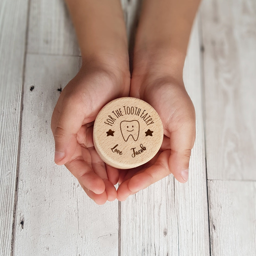 Personalised Tooth Fairy Wooden Box