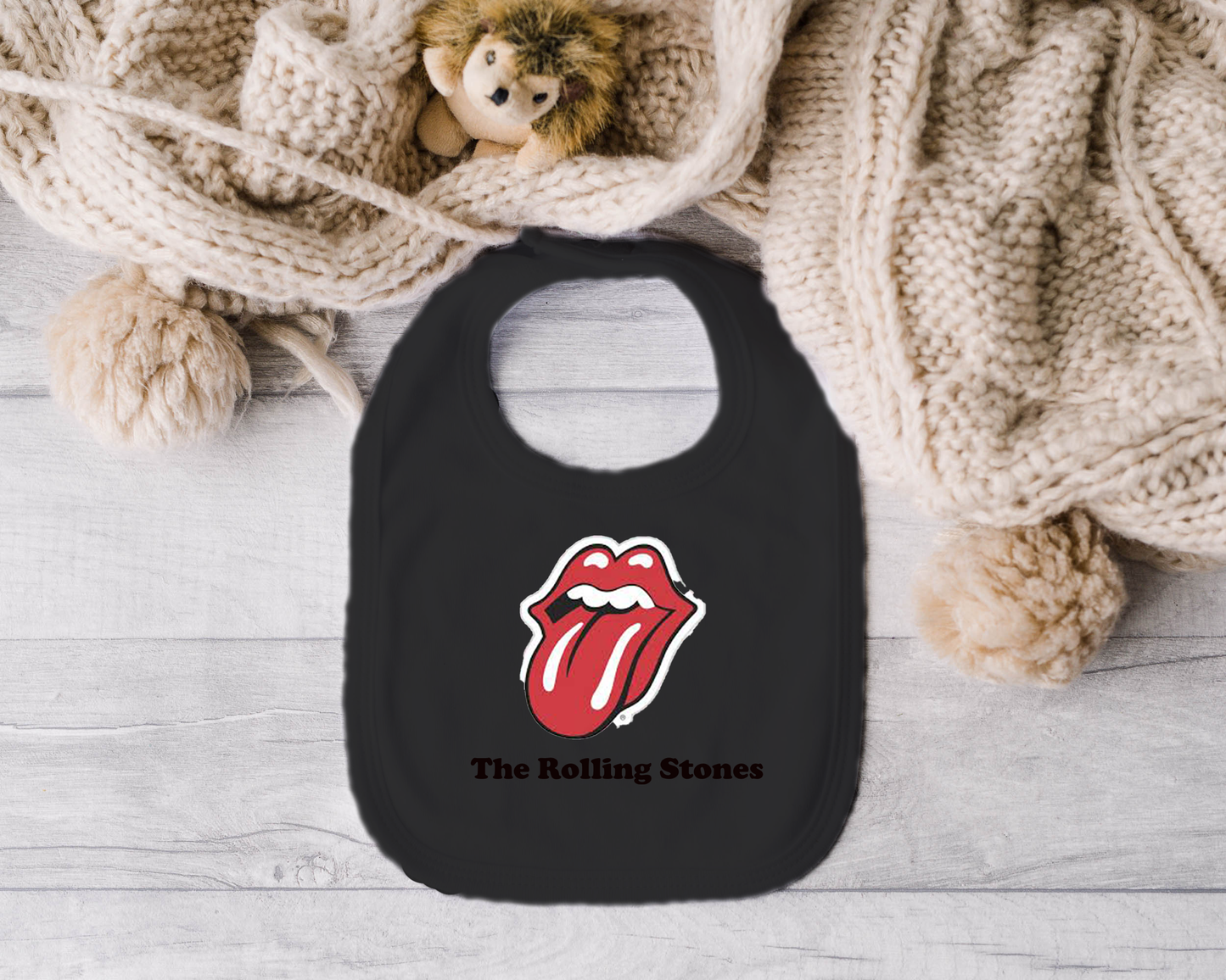 The Rolling Stones Bib