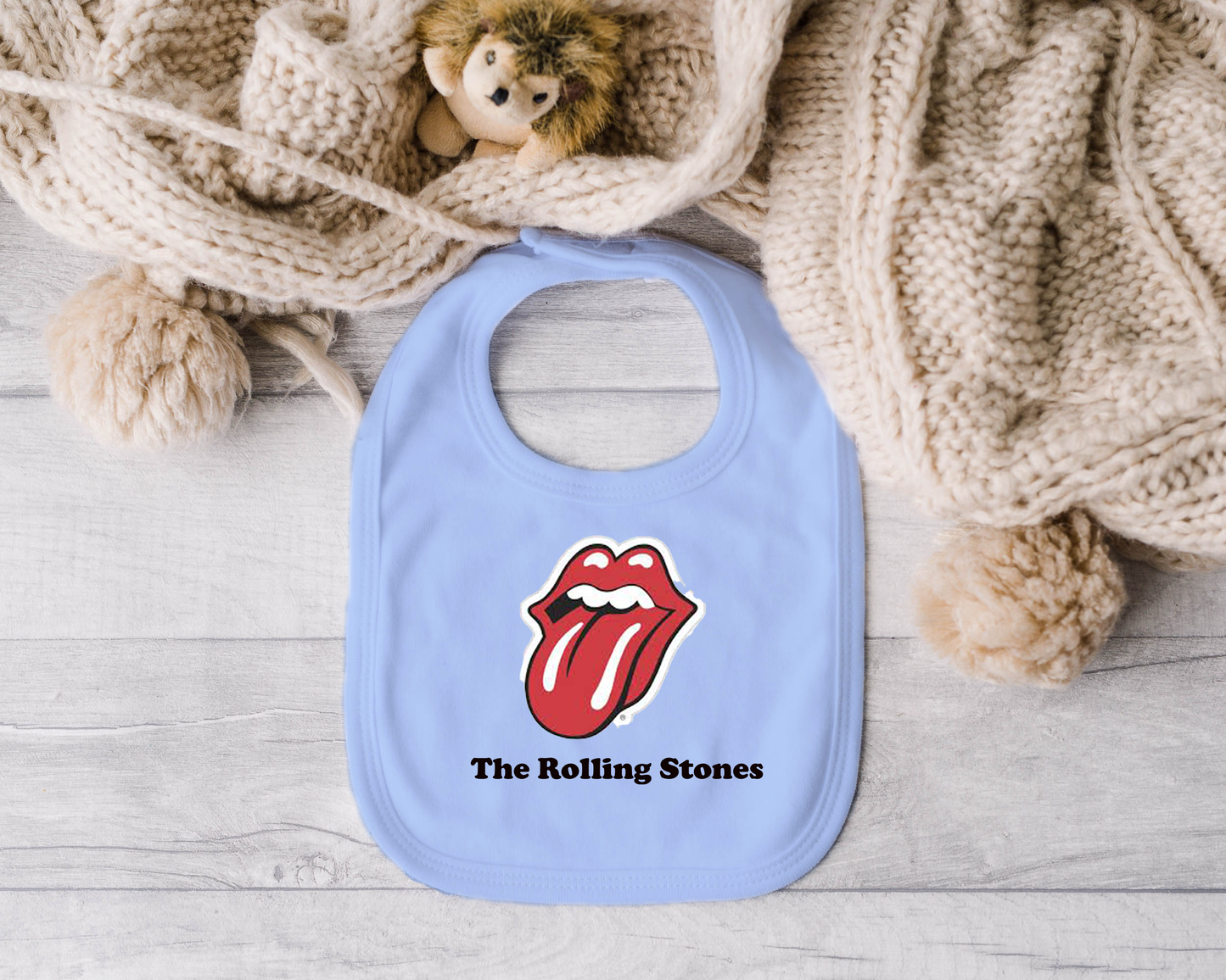 The Rolling Stones Bib