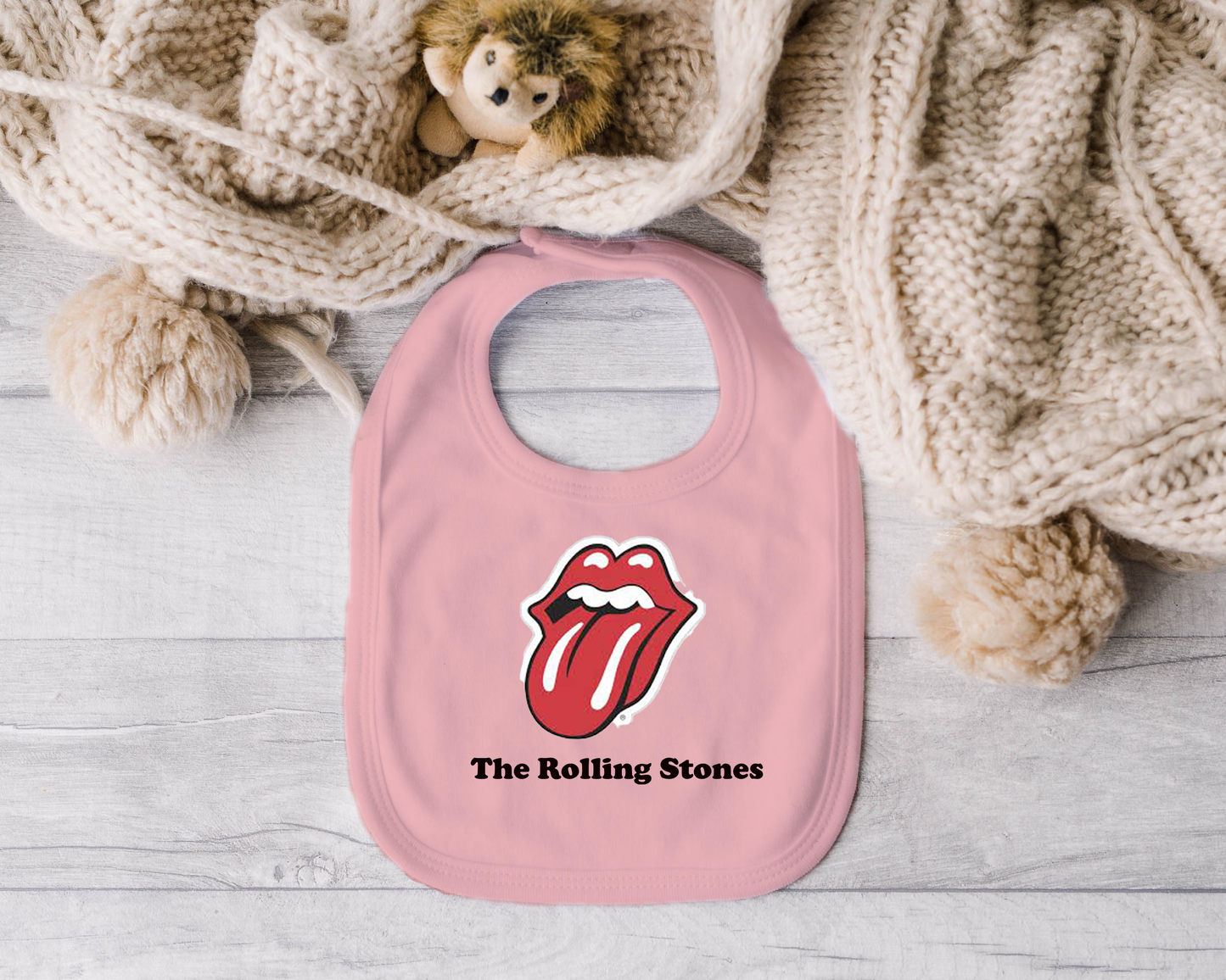 The Rolling Stones Bib